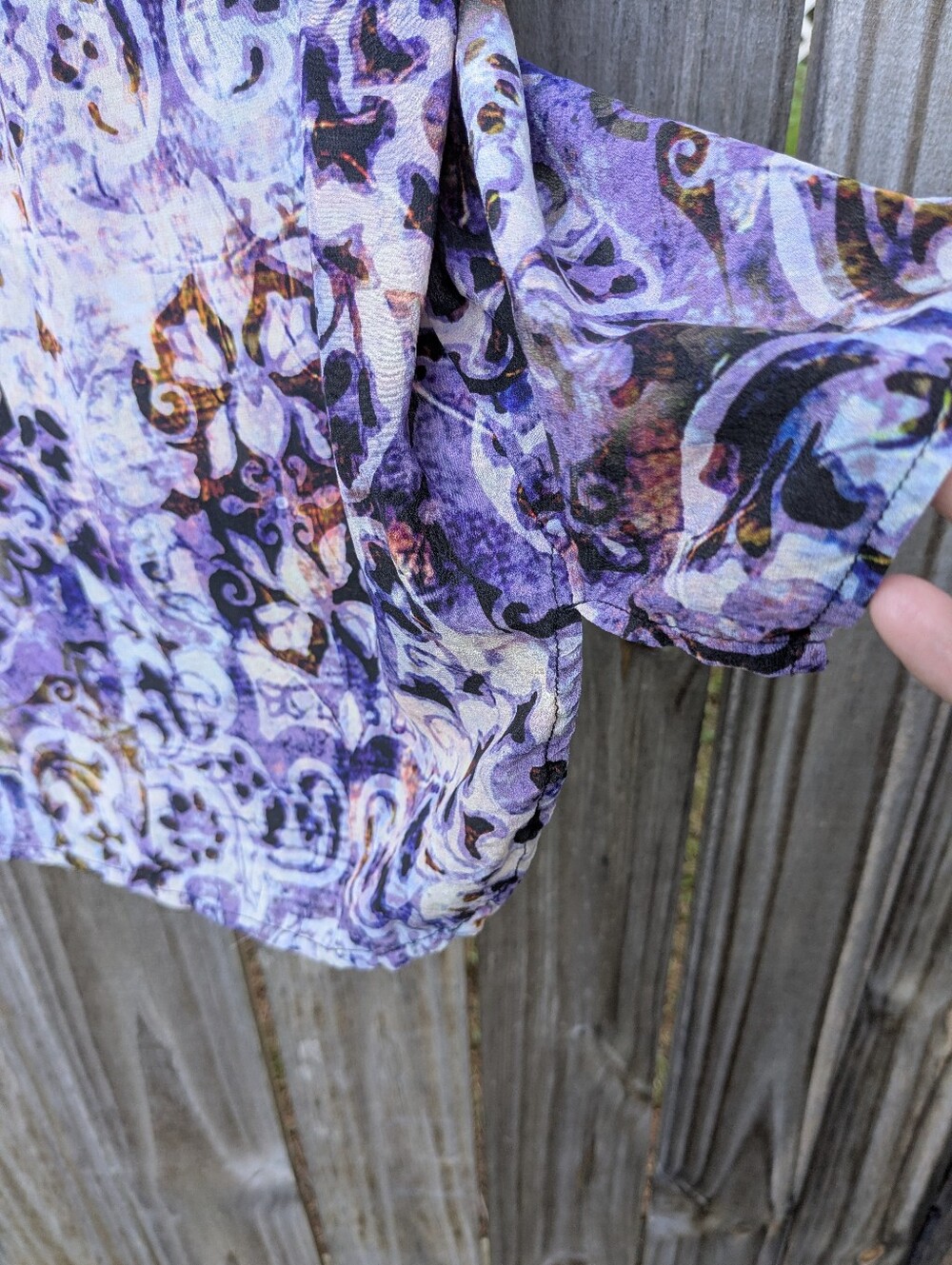 Tianello Casablanca Washable Silk Loving Blouse / M - Picture 9 of 11
